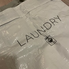 お洗濯物運びに便利なランドリーバッグ◎の画像