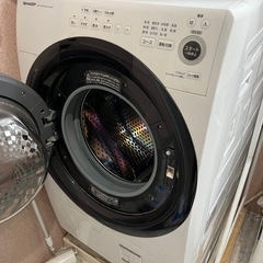 ドラム式洗濯乾燥機 SHARP 2021年製の画像