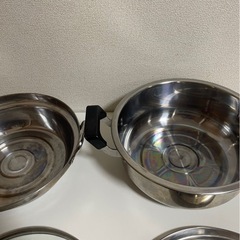 蓋付き鍋  2個セットの画像