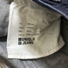 UNIQLO jeans2枚の画像