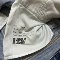 UNIQLO jeans2枚の画像