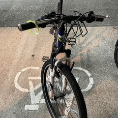 山の自転車の画像