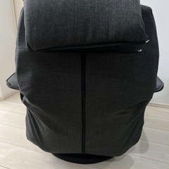 低反発ボリュームシート回転座椅子ポケットコイル リクライニング ローソファの画像