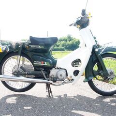 低走行緑スーパーカブ90実働 原付 富山、石川、金沢の画像