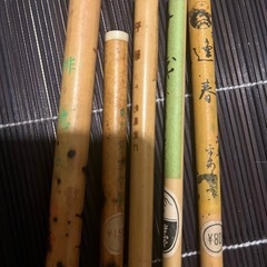 【お譲り先決定】筆巻、筆五本の画像