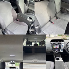 北海道旭川!平成24年 プリウスα 1.8 S Lセレクション!エンスタ!車検R7年12月迄!ETC!バックカメラ！ドラレコ！の画像