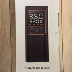 電動空気入れ 車 自転車 バイク用 USB充電式 エアーコンプレッサー 6000の画像