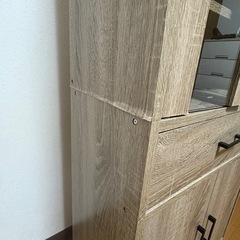  【ミニ食器棚】幅60×奥29×高さ119の画像