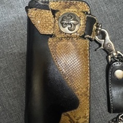 パイソン柄 長財布の画像