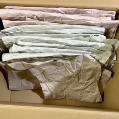 リサイクル緩衝材(長い紙・プチプチ)夏休みの工作材料に！の画像