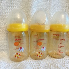 Pigeon 哺乳瓶 160ml 5本セット ミッキーの画像