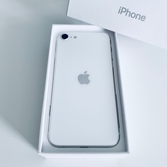美品☆iphoneSE第2世代 ホワイト 64 SIMロック解除...