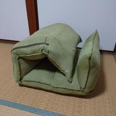1人用座椅子 グリーンの画像