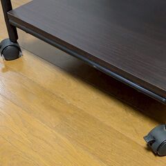 レンジラック☆２口コンセント付☆炊飯器もケトルもOK 中古便利収納家具 YAMAZENブランド キャスター付き②【おまとめ２万円購入で送料無料】熊本限定の画像