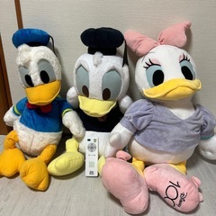 BIGドナルドデイジーぬいぐるみセットの画像