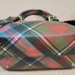 VivienneWestwood  ヴィヴィアンウエストウッド タータン ハンドバッグの画像
