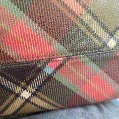 VivienneWestwood  ヴィヴィアンウエストウッド タータン ハンドバッグの画像