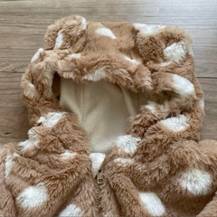 ロンパースアウター　クマさんの画像