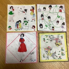 昭和レトロ　ハンカチ　キャラクター　シンデレラ　ポパイ　TUNE.K 11枚の画像