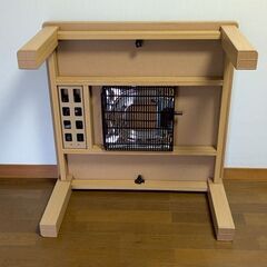 幅75cm☆ナチュラルカラーのこたつテーブル☆中古家具 コード収納可能 1~2名用【おまとめ２万円以上の購入で送料無料】熊本限定の画像