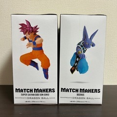 【最安】 ドラゴンボール MATCH MAKERS フィギュア ビルス　孫悟空の画像