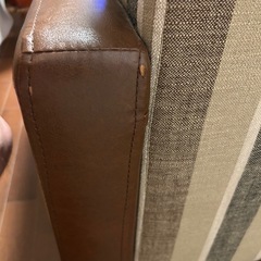 ストライプ　ソファの画像