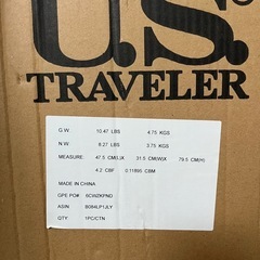 【新品】大型キャリーケースの画像