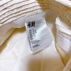 H&M リボン 麦わら帽子 ベビー 赤ちゃん 女の子の画像