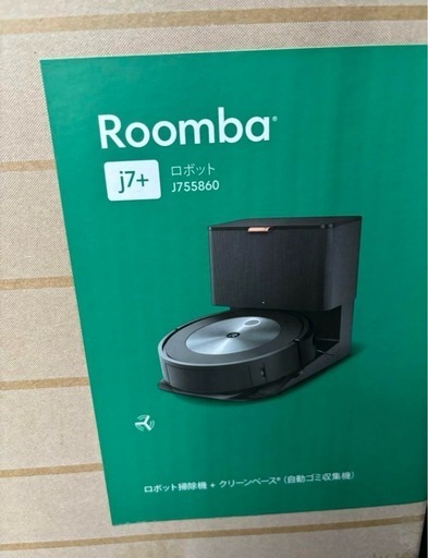 【新品未使用】アイロボット ルンバ j7+ ロボット掃除機 J755860 two-tree_rumba-j755860