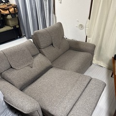 【ニトリ購入】自動リクライニング2人掛けソファの画像