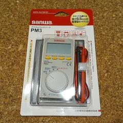 新品 sanwa 三和電気計器 デジタルマルチメータ PM3 5個セット サーキットテスター 電圧計の画像