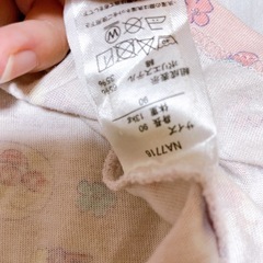 アンパンマンワンピースと半袖Tシャツ 2枚セット 女の子 ベビー 90 100の画像
