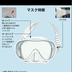 AQA VEGA シュノーケルセット ベガライト　エーキューエー　美品の画像