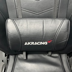 AKRACING ゲーミングチェア デスクチェア 勉強机 勉強椅子 学習机 学習椅子 ブラック 黒 OVERTURE 高耐久PUレザー 180度リクライニングの画像