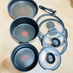 【美品】ティファール・鍋、フライパン・7点セットの画像