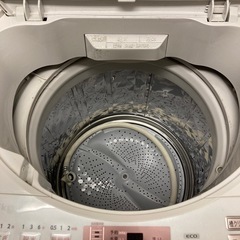 シャープ全自動洗濯機8kg   2017年製の画像