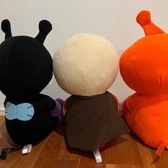 ぬいぐるみ　アンパンマン　バイキンマン　ドキンちゃんの画像