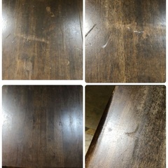 ダイニング５点セット Karimoku カリモク ルスティックシリーズ  used レアの画像