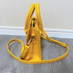 黄色2way バッグの画像