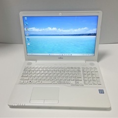 【白×美品】i7/SSD512GB/16GB/Office/ノートパソコンの画像