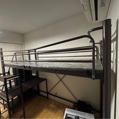 ロフトベッド　シングル　階段　コンセント付きをお譲りしますの画像