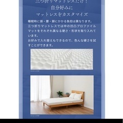 (美品)雲のやすらぎマットレスの画像