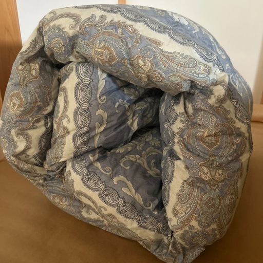 ナイスデイ　掛け布団 　合繊掛布団　 シングルサイズ　150 X 210cm ブルー
