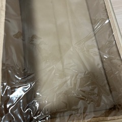 【取引中】スリーコインズ　透明フタつき　収納ケース　3つセット　3coins 　衣装ケース　不織布 の画像