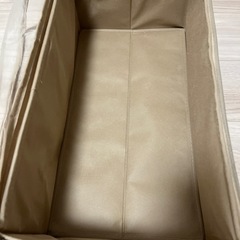 【取引中】スリーコインズ　透明フタつき　収納ケース　3つセット　3coins 　衣装ケース　不織布 の画像