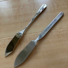 バターナイフ　2点セット　片方未使用品の画像