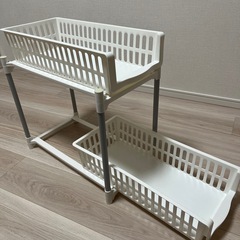 ニトリ　N スライドトレー　2段　調味料ラック の画像