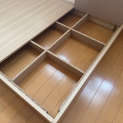 【美品】single size floor bed (マットレスつき)の画像