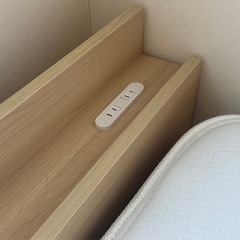 【美品】single size floor bed (マットレスつき)の画像