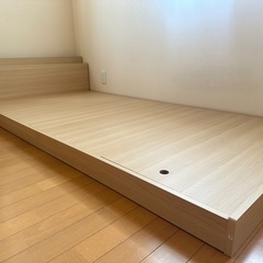 【美品】single size floor bed (マットレスつき)の画像